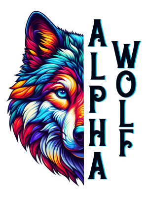 Colorful Alpha Wolf - 143