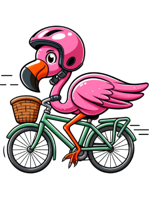 Biking Flamingo - 143