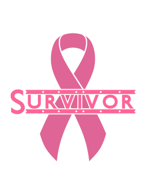 Breast Cancer Survivor Ribbon - 143