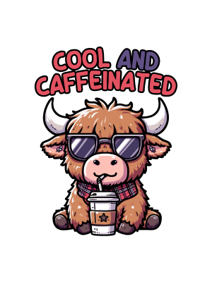 Cool and Caffeinated - Highland Cow - 143