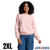 Jerzees Ultimate Fleece Crewneck Sweatshirt - Blush Pink - 2XL