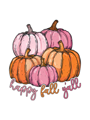 Happy Fall Y'all - Cute Pumpkins - 143