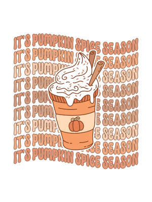 Pumpkin Spice Season Wavy Latte - 143