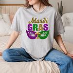 Press Ready Transfer - Mardi Gras Glitter Mask