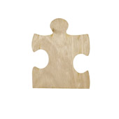Puzzle Piece Wood Blank - 7" x 5.75"