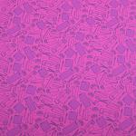 Printed Pattern Vinyl - Matte - So Crafty - Pink - 12" x 24" Sheet