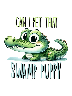 Petting A Swamp Puppy - 143