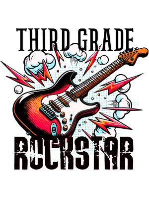 Third Grade Rockstar - 143 