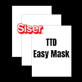 Siser TTD EasyMask for EasyColor DTV Inkjet Printable Craft Vinyl - 12 x 3