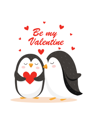 Be My Valentine - Penguins - 143