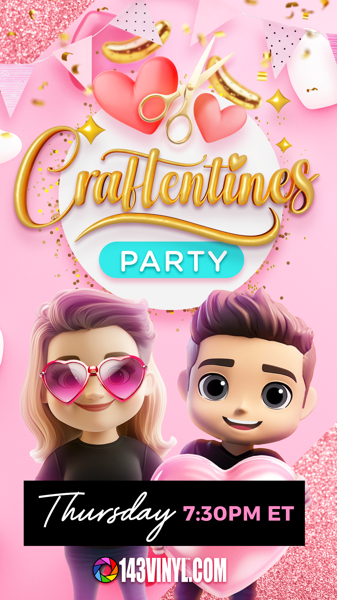 Craftentines Party