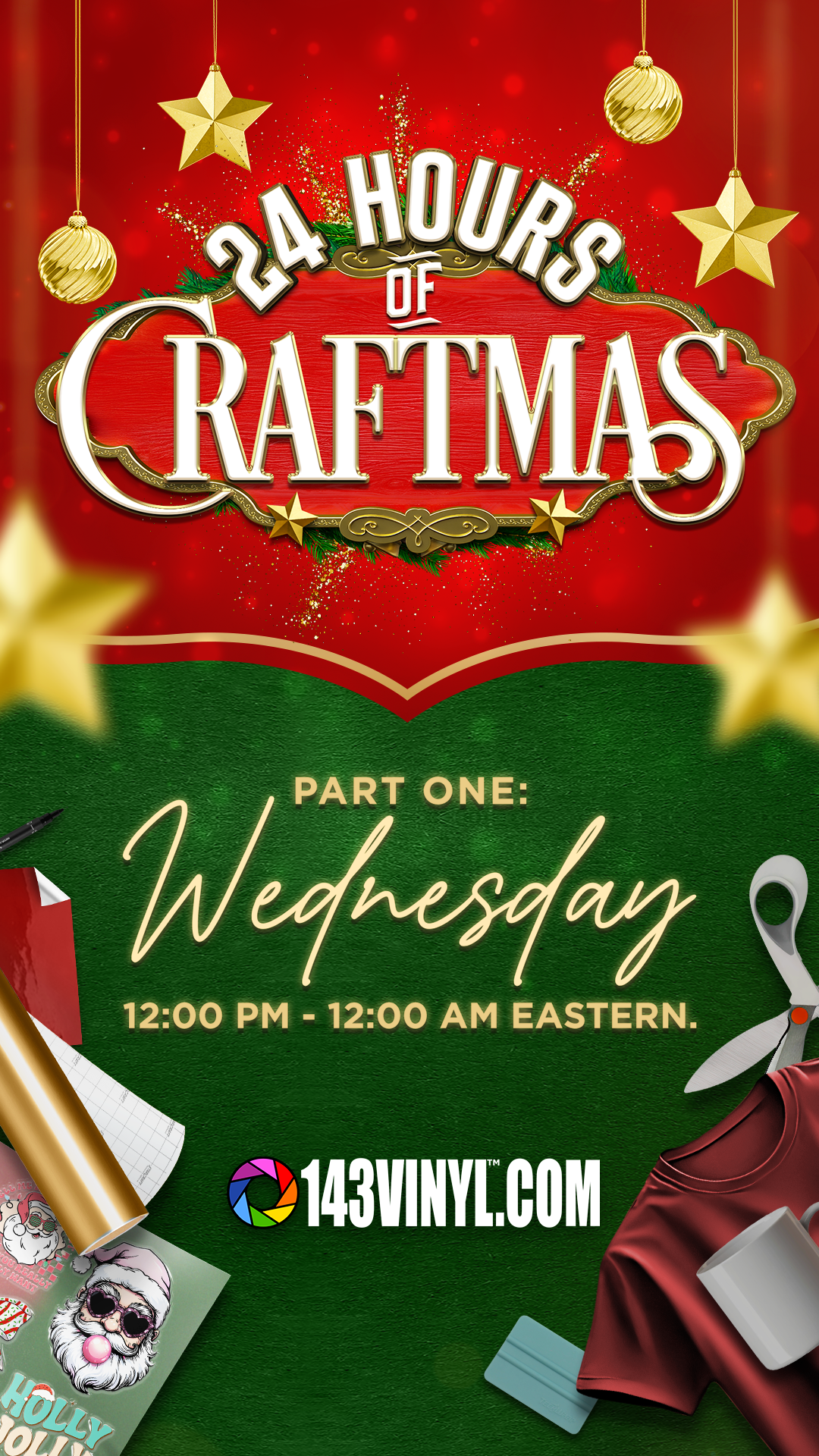 24 Hours of Craftmas Part 1 Wednesday